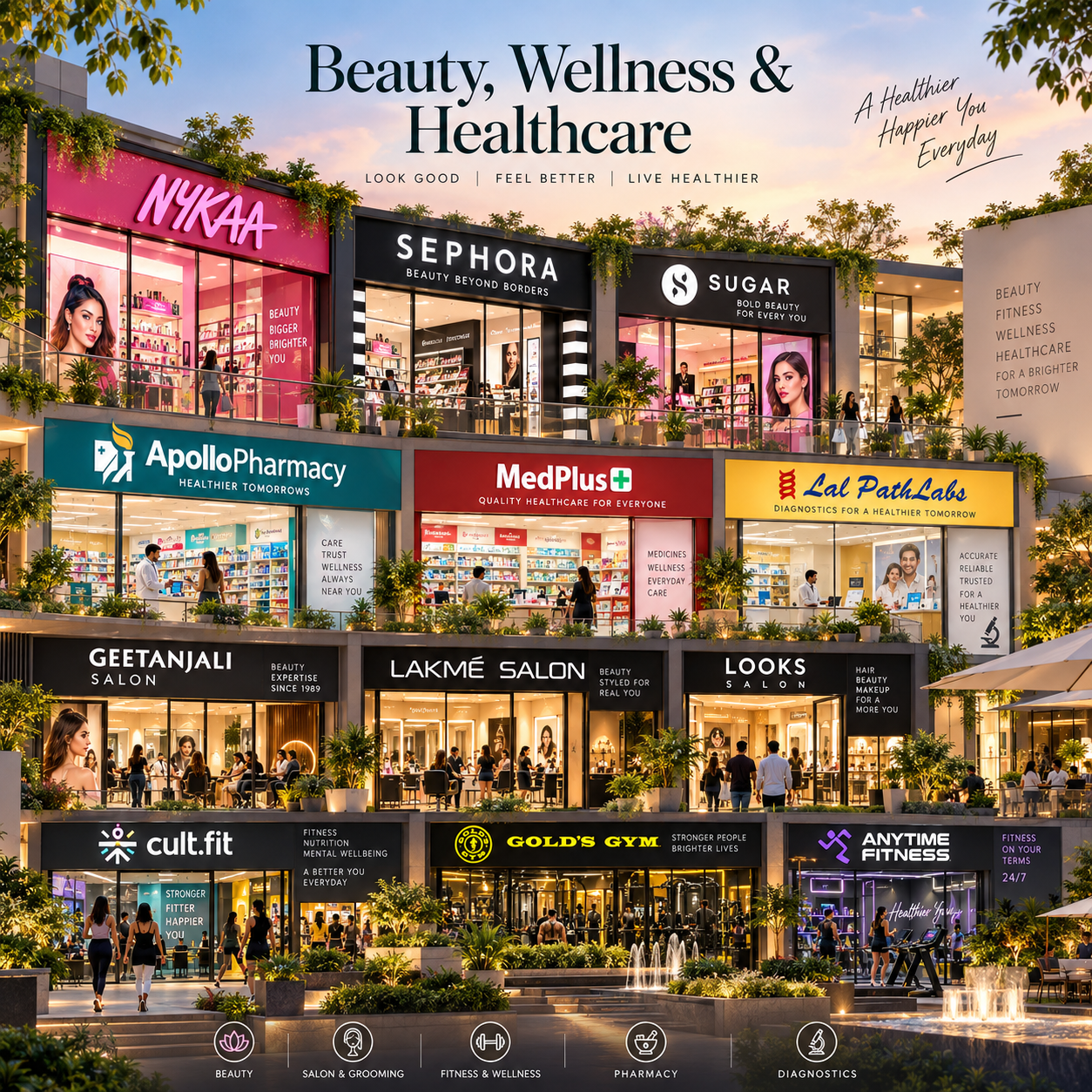 Beauty, Wellness & Healthcare